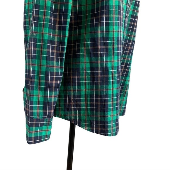 Vinyard Vines Women's Green Plaid Long Sleeve Casual Button Down Dress Shirt - Picture 5 of 10